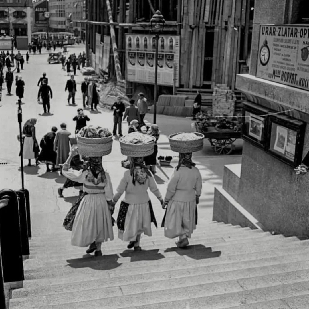 Dolac 1939. godine, pogled na Splavnicu